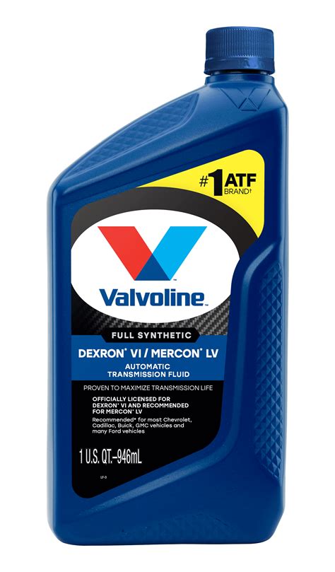 valvoline dexron 6 transmission fluid